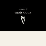 Carnet à mots doux